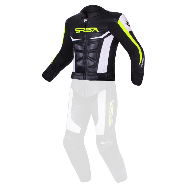 Pánska bunda RSA Blade čierno-bielo-fluo žltá výpredaj