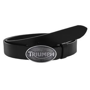Kožený moto opasok so sponou Triumph