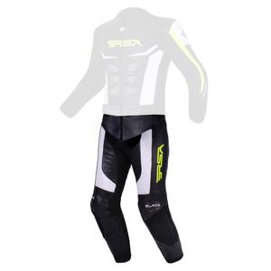 Pánske nohavice RSA Blade čierno-bielo-fluo žlté výpredaj