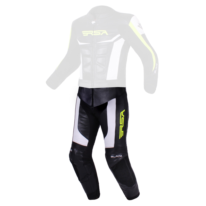 Pánske nohavice RSA Blade čierno-bielo-fluo žlté výpredaj