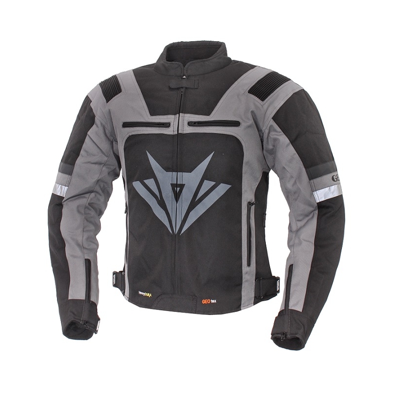 Bunda na moto Gear čierno-šedá vypredaj