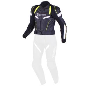 Dámska bunda RSA Speedway čierno-bielo-fluo žltá výpredaj