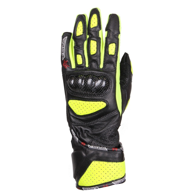 Dámské rukavice na motorku RSA RX-1 černo-fluo žluté výpredaj