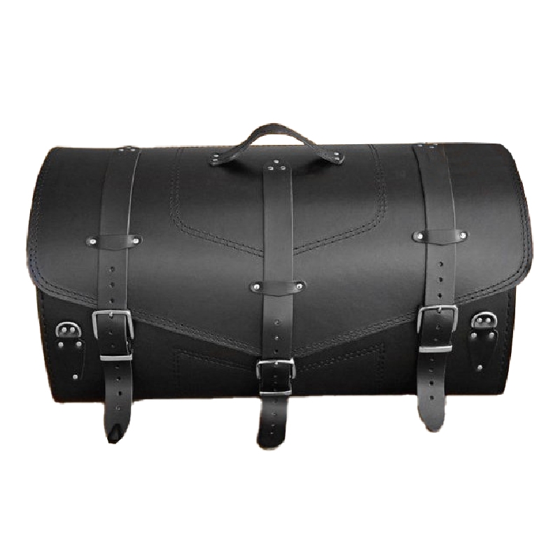 Kožená taška so zámkom RSA K182 čierna 57 l