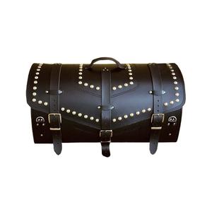 Kožená taška so zámkom RSA K182 čierna s nitmi 57 l