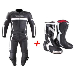 SET: Kombinéza RSA Nero + moto topánky RSA Racing II výpredaj