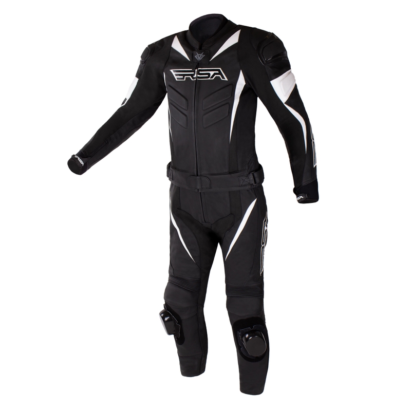 Kombinéza na motocykel RSA GPX 2 čierno-biela - II. akosť