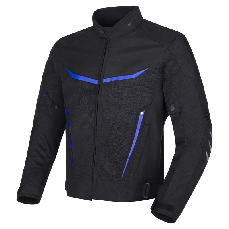 Bunda na motocykel RSA Runway čierno-modrá - II. akosť