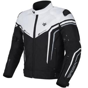 Bunda na motocykel RSA Compact 2 EVO čierno-šedo-biela