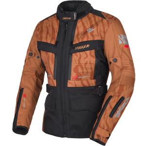 Dámska bunda na motocykel RSA Dakar 2 pieskovo-čierno-červená