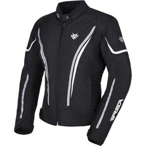 Dámska bunda na motocykel RSA Wasp čierno-šedo-biela