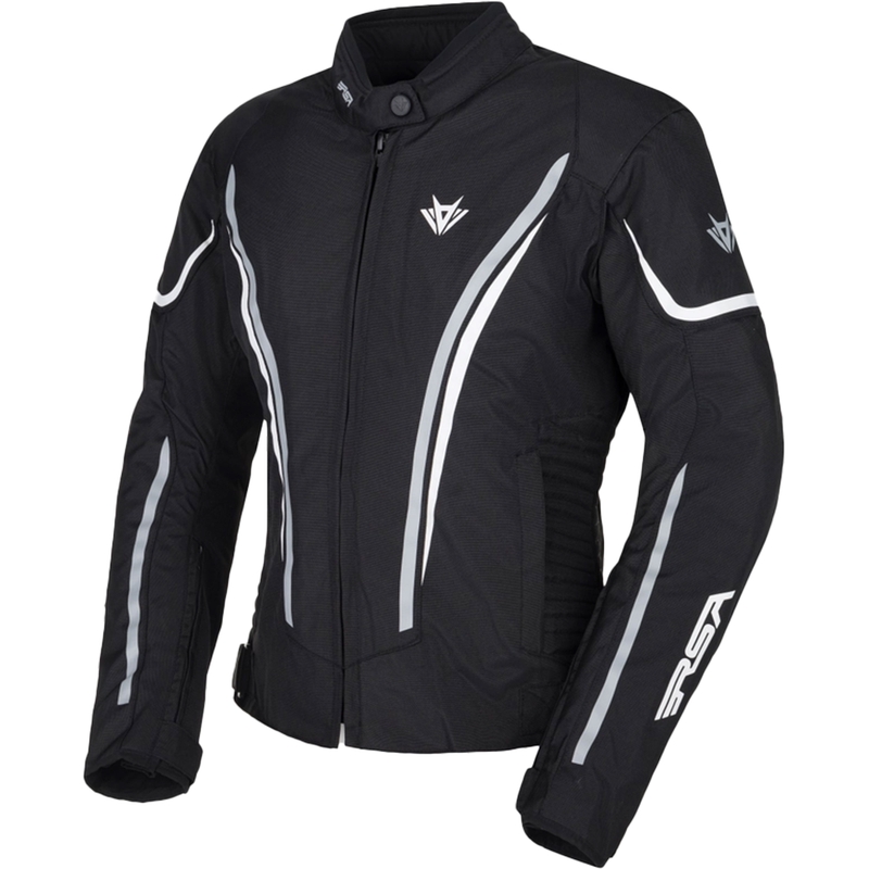 Dámska bunda na motocykel RSA Wasp čierno-šedo-biela