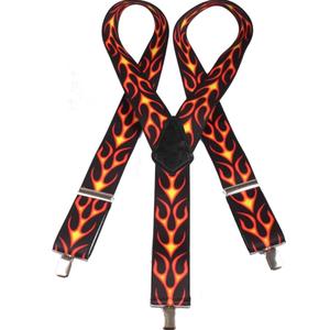 Traky s motívom plamene