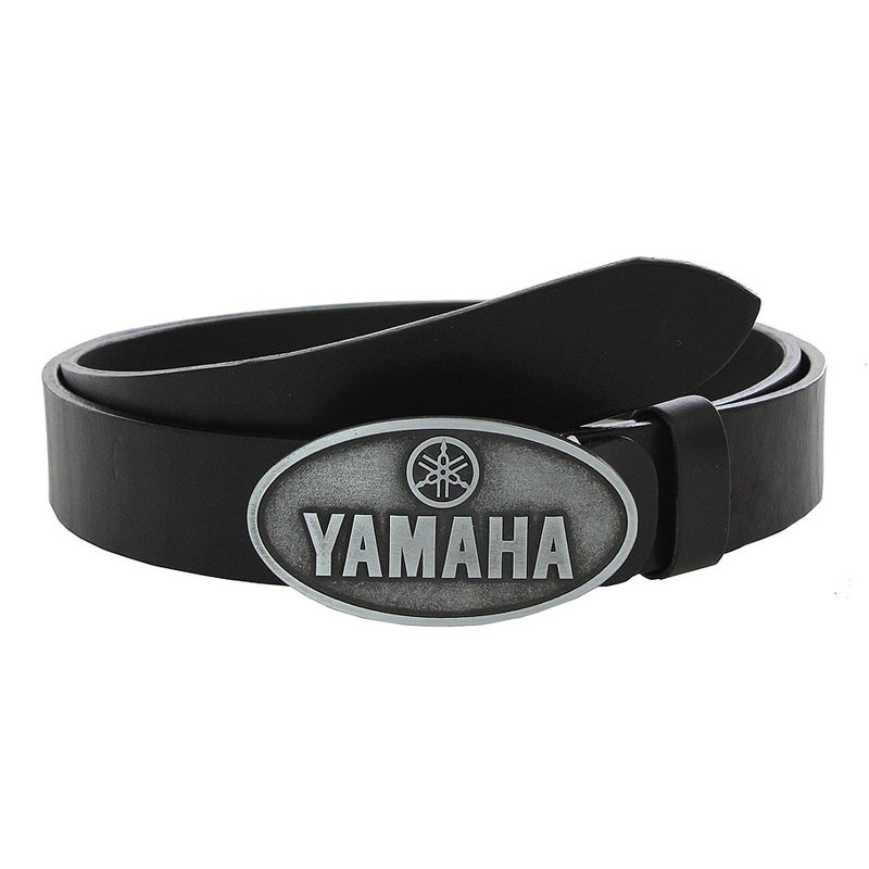 Kožený moto opasok se sponou Yamaha