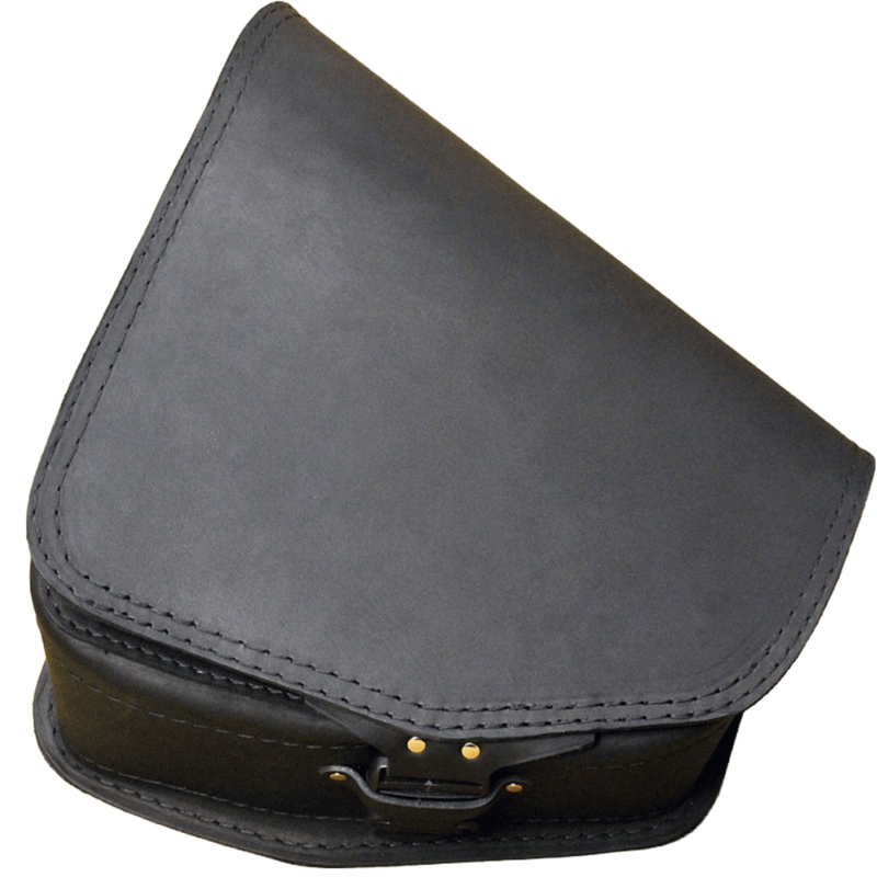 Kožená brašna na motorku RSA S661 H-D Softail černá