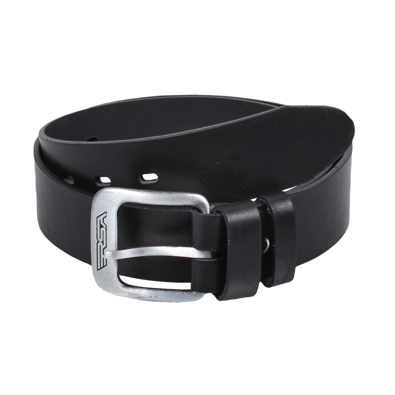 Kožený opasok so sponou RSA čierny