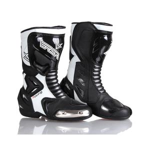 Moto topánky RSA Racing II bielo-čierne výpredaj