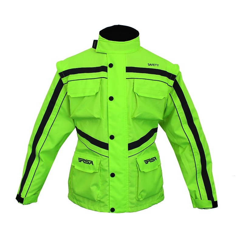 Bunda na moto RSA Safety zelená výpredaj